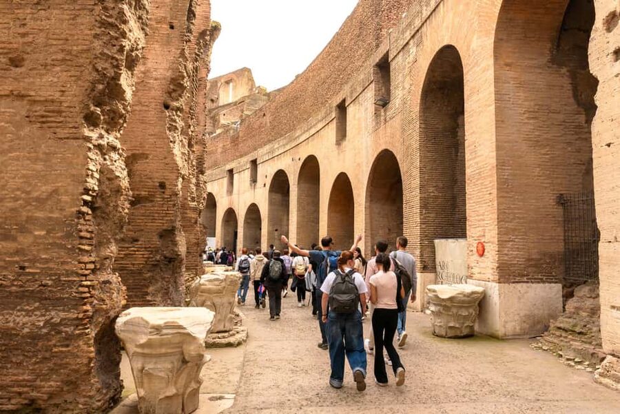Rome: Colosseum, Forum, and Palatine Tour - Four short stops among the Forum ruins
