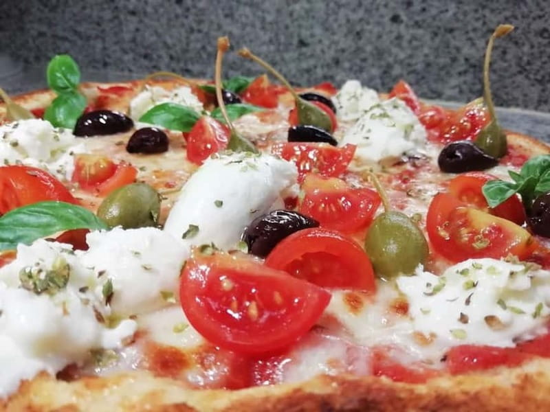 Rome: Combo Pizza and Pasta Cooking Class with Wine - Wine, tiramisu, and Limoncello at the table