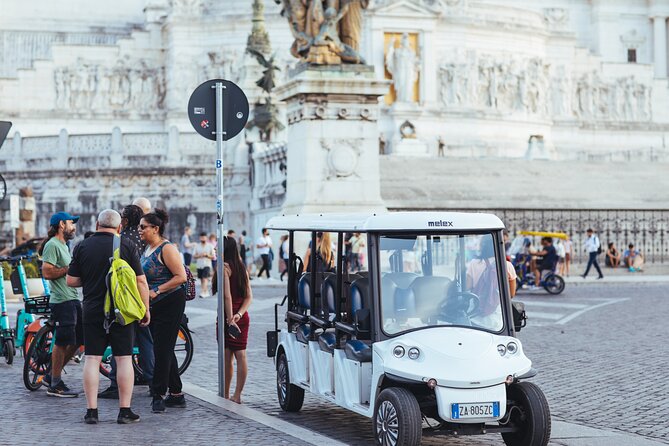 Rome: Evening Golf Cart Semi or Private Tour with Aperitivo - Piazza Navona and Bernini’s Fountain of the Four Rivers