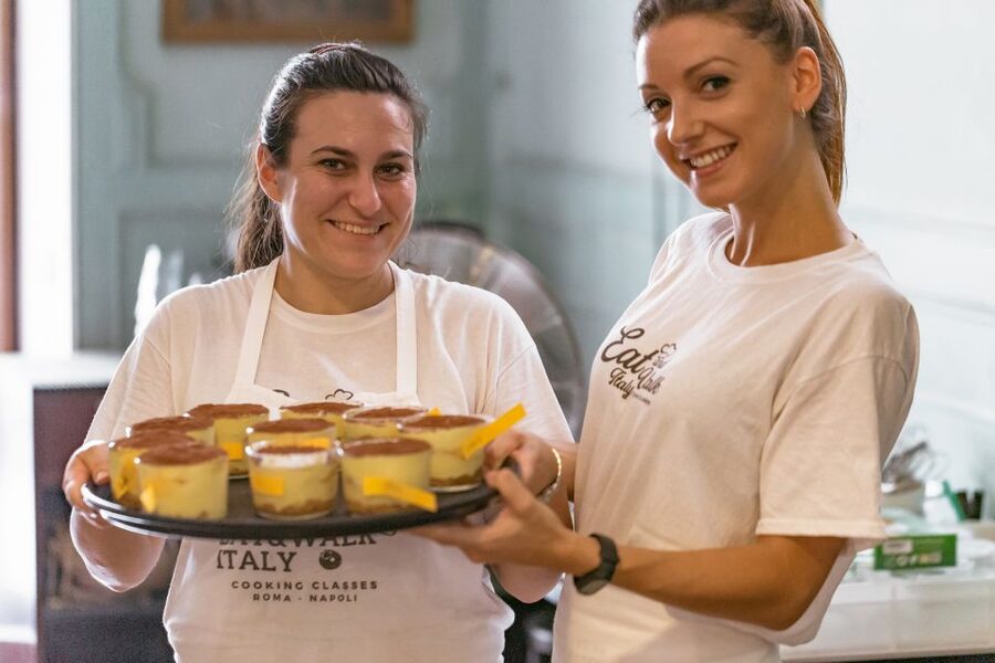 Rome: Fettuccine and Tiramisu Cooking Class with Wine - First course in the lesson: tiramisu