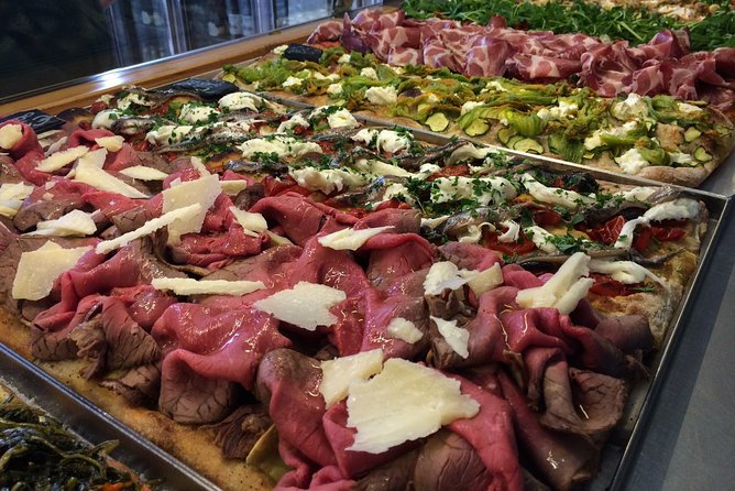 Rome Food Tour: Unlimited Tastings with Fine Wine & Barolo - Bonci Pizzarium turns pizza into small portions of art