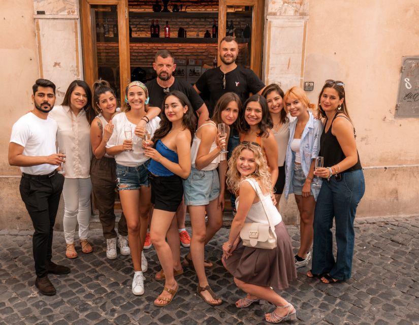 Rome: Forbidden History Walking Tour & Pub Crawl with Drinks - What the bars add to the evening
