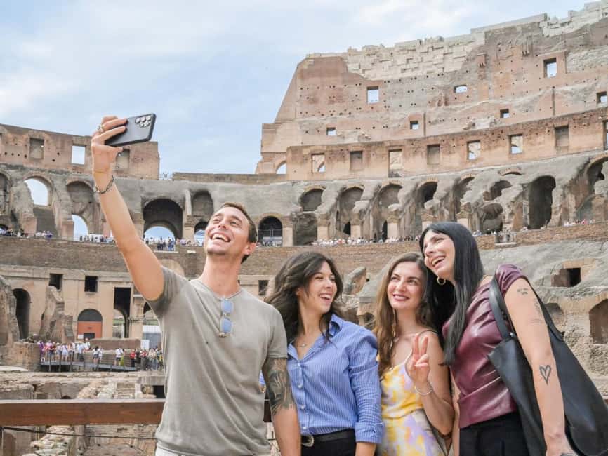 Rome: Full-Day Colosseum, Vatican Museums & City Center Tour - Walking through the Roman Forum