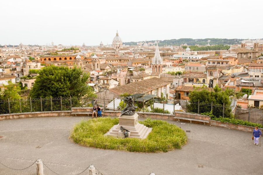 Rome: Guided City Center Evening Sightseeing Walking Tour - Sunset from Pincio Terrace