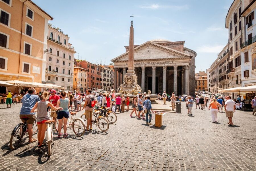 Rome: Highlights Bike Tour - The Pantheon, Piazza Navona, and Sant’Ignazio