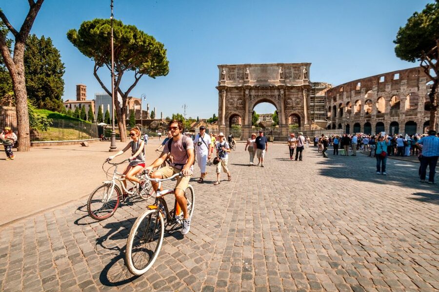 Rome: Highlights Bike Tour - Circus Maximus and the ride back