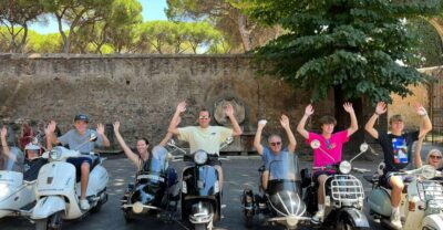 Highlights Vespa Sidecar Tour with Coffee and Gelato