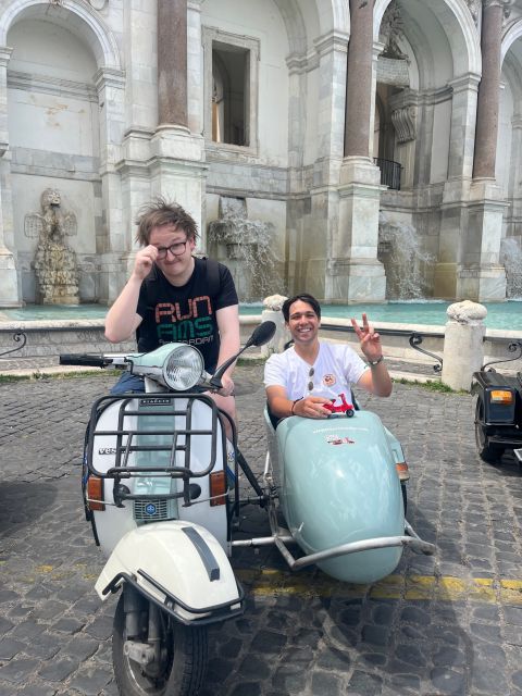 Rome: Highlights Vespa Sidecar Tour with Coffee and Gelato - What the guides and drivers add