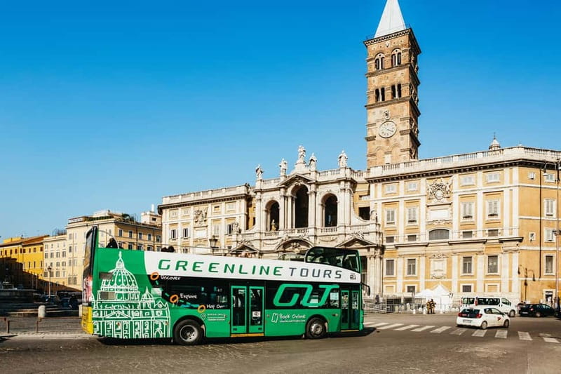 Rome:Hop-On Hop-Off Panoramic Open Bus Ticket 3 Circuits x 1 - Key points to know before boarding