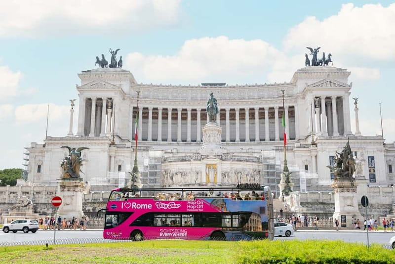 Rome: Hop-on Hop-off Sightseeing Bus Tour with Audioguide - Key points to know before you ride