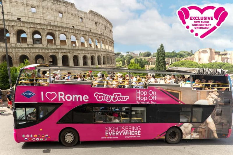 Rome: Hop-on Hop-off Sightseeing Bus Tour with Audioguide - Starting at Termini Station