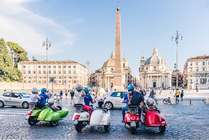 Rome Morning Vespa Sidecar Tour in Rome with Cappuccino - Trastevere, the Jewish Ghetto, and Rome’s everyday streets