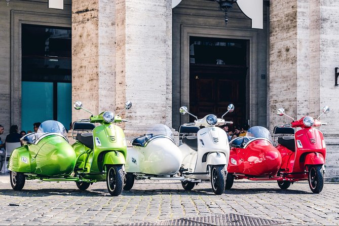 Rome Morning Vespa Sidecar Tour in Rome with Cappuccino - Starting at Piazza della Repubblica at 9:00