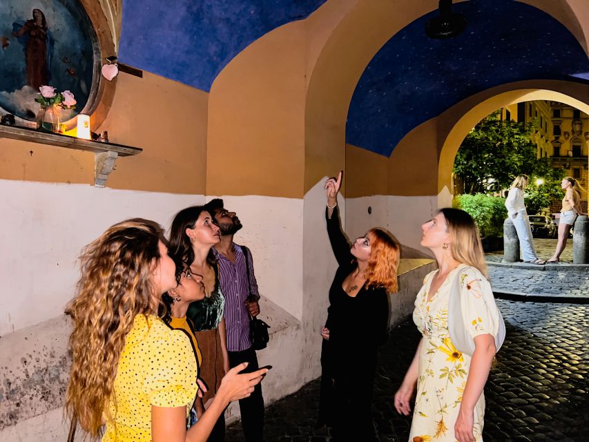 Rome: Paranormal Night Walking Tour & Secret Backstreets - The Fountain of the Mask adds a strange little detail