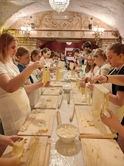 Rome: Pasta & Tiramisu Cooking Class near the Spanish Steps - Starting with flour, egg, and your own hands