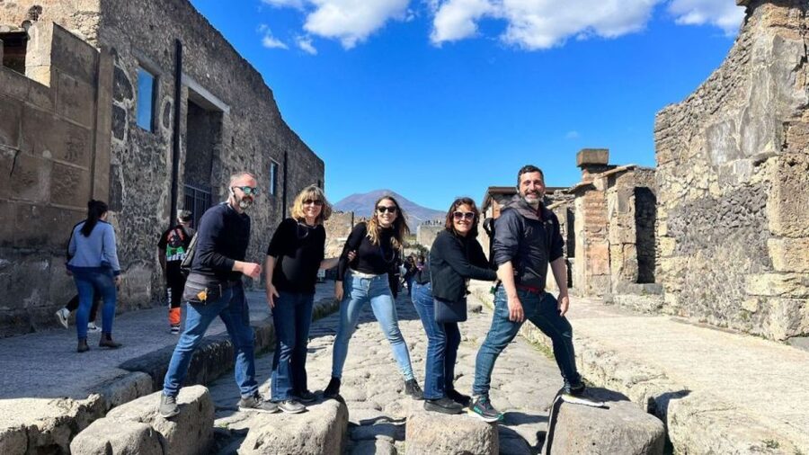 Rome: Pompeii Tour with Wine and Lunch by High Speed Train - A Vesuvian vineyard and four local wines