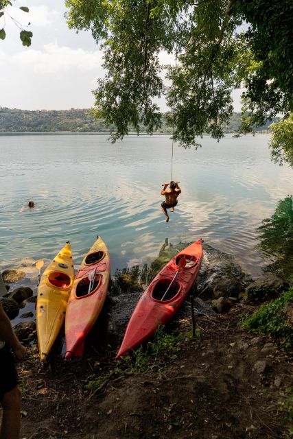 Rome: Popes' Lake, Kayak Tour with Swimming & Roman Pizza - What the $45.55 price really covers