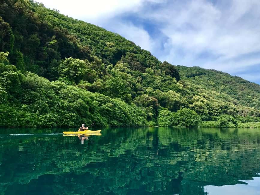 Rome: Popes' Lake, Kayak Tour with Swimming & Roman Pizza - Getting from Rome to the water