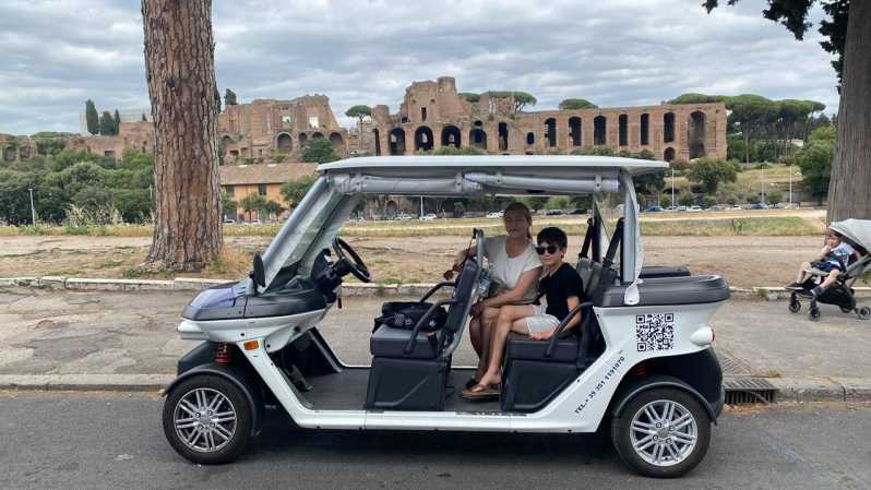 Rome: Private Golf Cart Tour with Artisanal Gelato - Hotel pickup makes the first morning easier