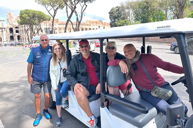 Rome: Private/Group 4 Hours Golf Cart SightseeingTour - Roman Forum and the best Colosseum views