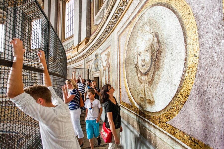 Rome: St. Peter's Basilica & Dome Entry Ticket & Audio Tour - Taking the elevator, then facing 300 more steps