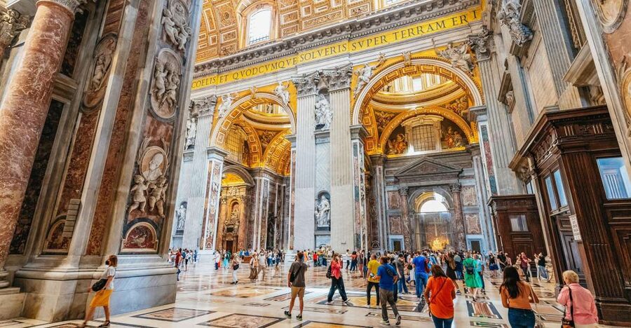 Rome: St. Peter's Basilica, Square and Grottoes Guided Tour - St. Peter’s Square and Bernini’s sweeping colonnade