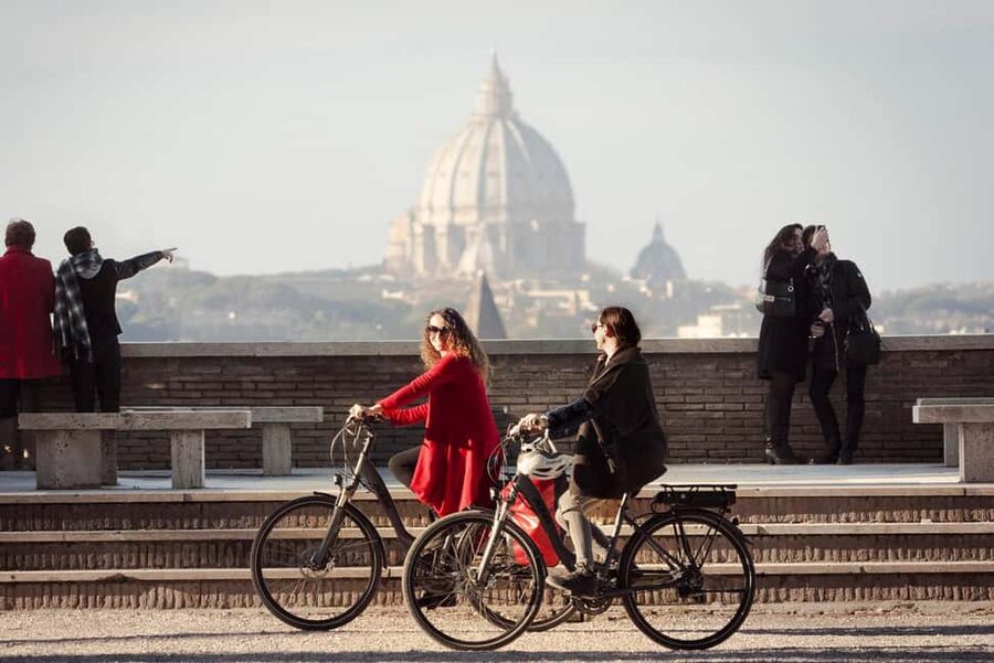 Rome: Top Highlights & Hidden Gems Tour by Cannondale E-Bike - The Jewish Ghetto, Portico di Ottavia, and Theatre of Marcellus