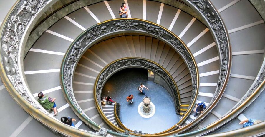 Rome: Vatican Museums and Sistine Chapel Tour - The first galleries: art, maps, and a lot to absorb