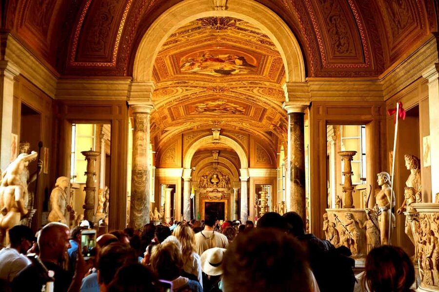 Rome: Vatican & Sistine Chapel Tour + Optional Colosseum - Pinecone Courtyard and Pio-Clementino Museum
