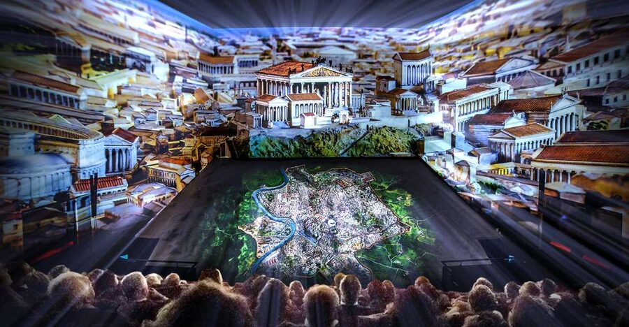 Rome: Welcome To Rome Immersive Multimedia Show - Entering the Former Cinema Augustus