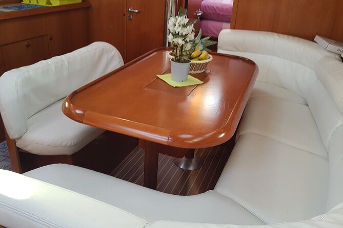 Sailing boat from Santa Teresa di Gallura to the Maddalena Archipelago - Lunch, drinks, and the small-boat atmosphere