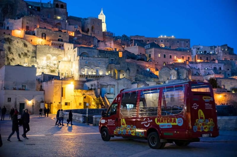 Sassi of Matera: Eco-Bus Open Top Tour - From Via Rocco Scotellaro to the Sassi