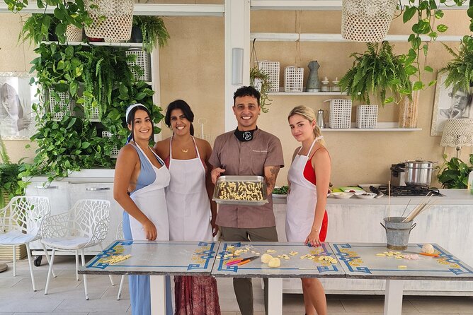 Seaview Cooking Class & Taormina local flavors with Chef Mimmo - Making caponata, pasta, and fish