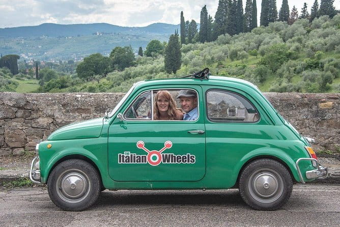 Self-Drive Vintage Fiat 500 Tour from Florence: Tuscan Hills and Italian Cuisine - Following the guide out of Florence