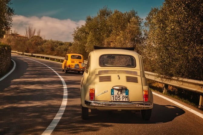 Self-Drive Vintage Fiat 500 Tour from Florence: Tuscan Wine Experience - Arriving at the 15th-century wine estate