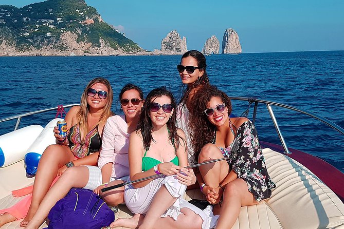 Small Group Boat Day Excursion to Capri Island from Sorrento - Marina Piccola is your swimming break