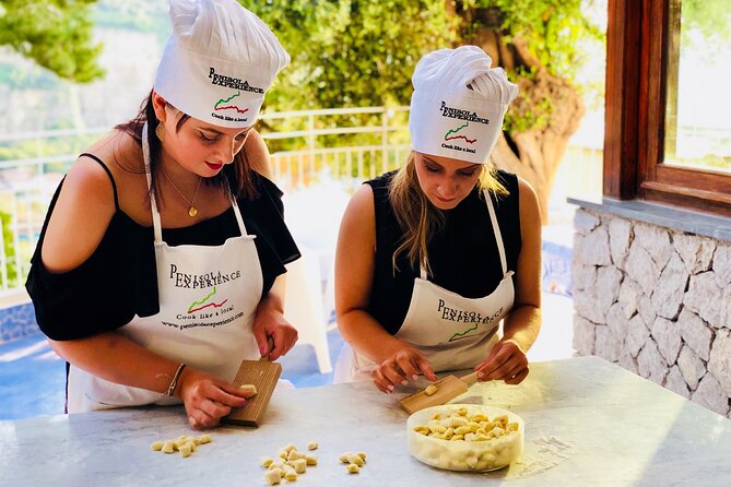 Sorrento: Cook Like a Local with a Stunning Sea View - From preparation to the big family table