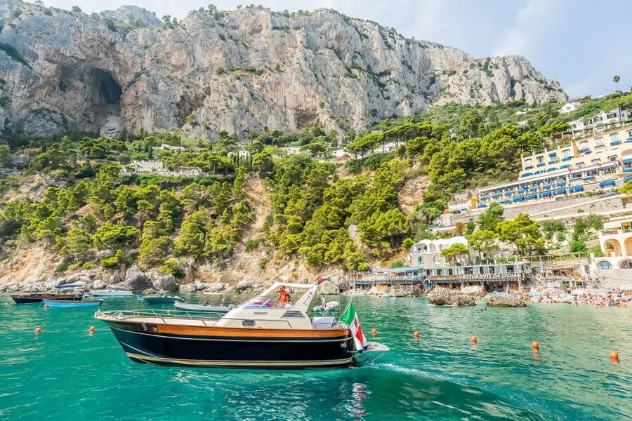 Sorrento: Exclusive Capri Boat Tour and Optional Blue Grotto - Capri by boat: White Grotto, Green Grotto, and Punta Carena