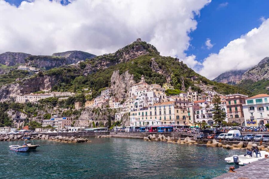 Sorrento: Full-Day Boat Tour to Positano, Amalfi and Ravello - Sorrento Coast, Vesuvius, and Queen Giovanna’s Baths