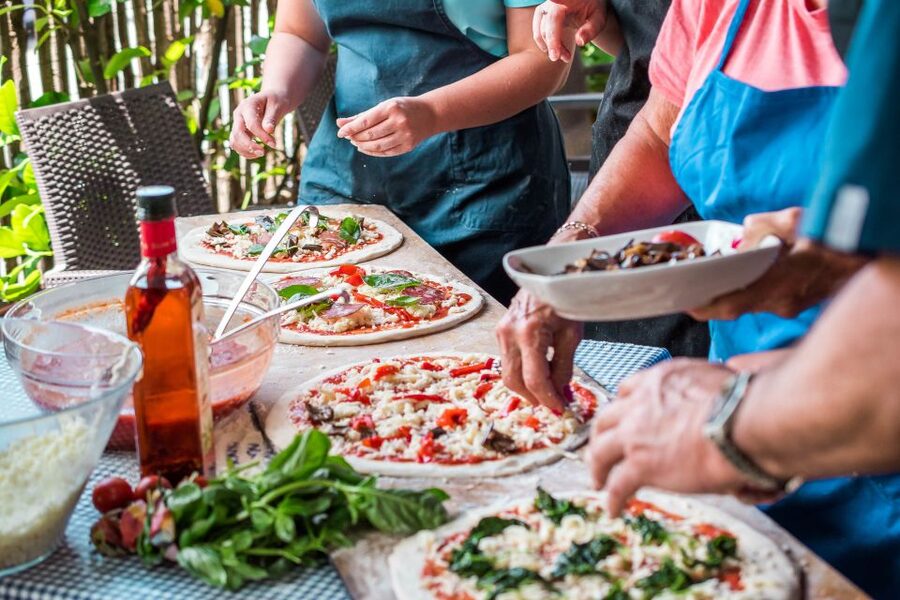 Sorrento: Pizza Making Class - Shaping, topping, and baking your own pizza