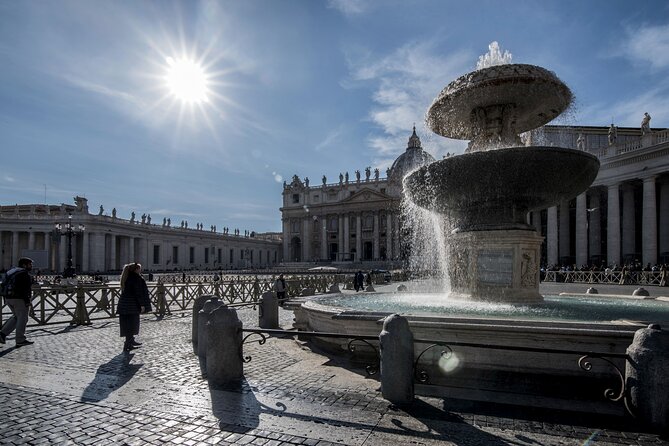 St Peter's Basilica Express Guided Tour, includes Dome Climb - From Bernini’s fountains to the Vatican obelisk