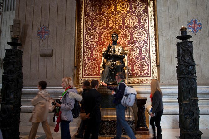 St. Peter’s Basilica Priority Access Tour with Dome & Crypt - The Vatican Grottoes and Papal Tombs