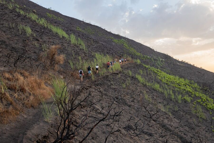 Stromboli: Sunset Trekking at Sciara del Fuoco - The torchlit descent is a separate adventure