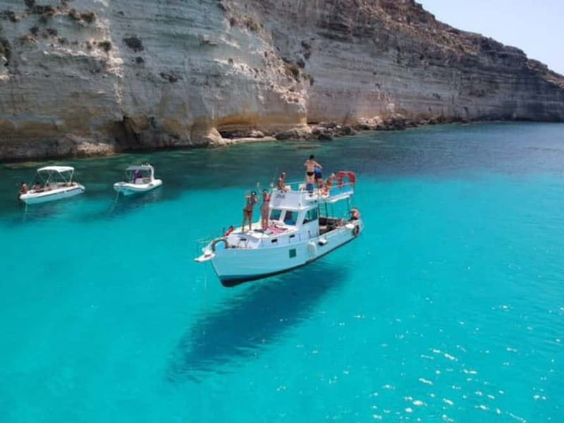 Taormina: Boat Tour with Aperitif on Isola Bella - Entering the Blue Grotto of Taormina