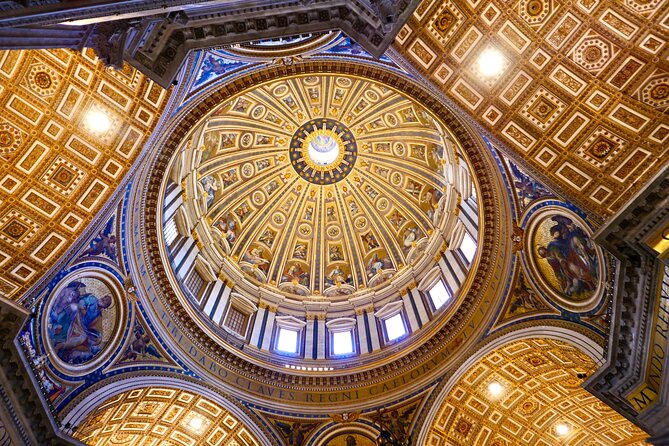 Tour of St Peter's Basilica with Dome Climb and Grottoes - Timing, clothing, and arrival advice