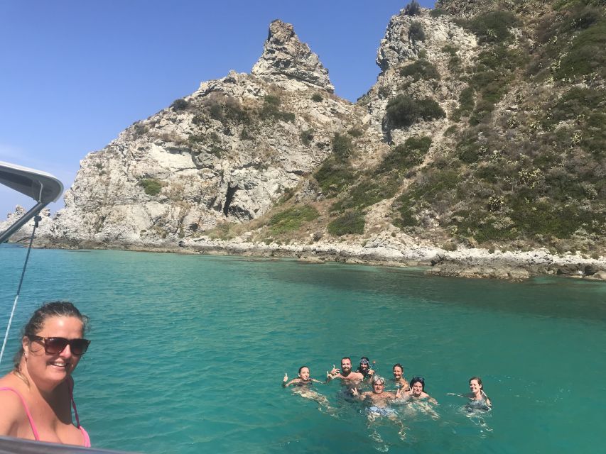 Tropea: Capo Vaticano Boat Trip with Snorkeling & Drink - Who should book this Tropea boat trip?