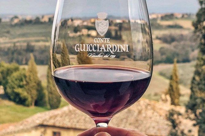 Tuscany Bike Tours Through the Chianti Hills with Wine Tasting - Wine, olive oil, and a castle lunch