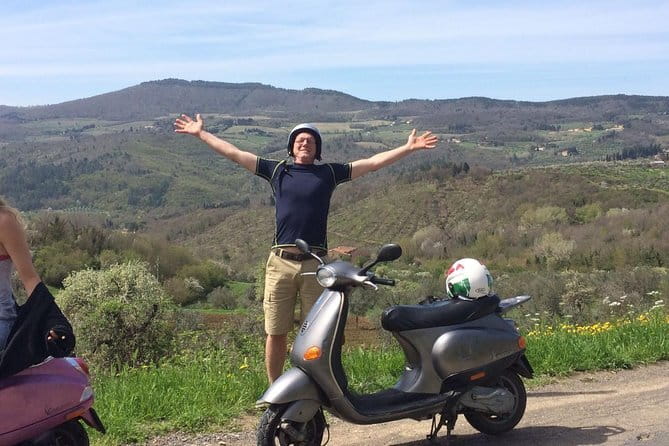 Tuscany Vespa Tour: Lunch & Wine Tasting, Countryside Roads - Riding through vineyards and olive groves