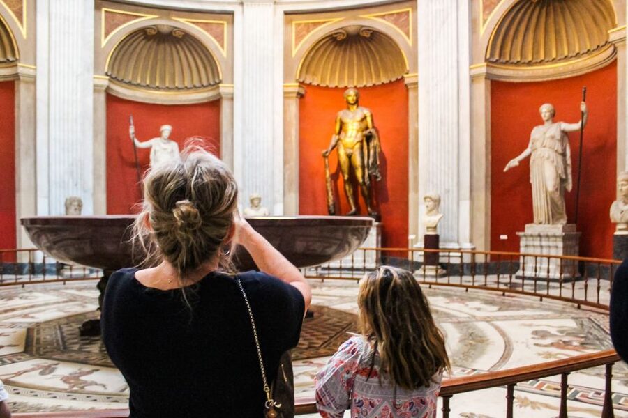 Vatican & Sistine Chapel Ticket with Optional Audio Guide - Crossing the entrance and security