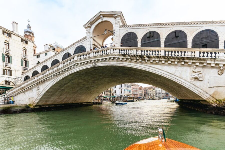 Venice: Grand Canal Boat Tour - Starting Out by the Venetian Waterfront